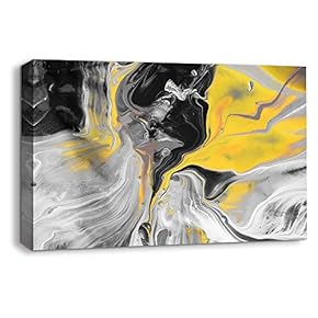 Canvas Wall Art Abstract Oil Texture Pictures Home Wall Decorations for Bedroom Living Room Paintings Canvas Prints Framed - 12x18 inches