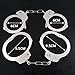 Metal Handcuffs - Bdwing BD02 Kids Play Toy Metal handcuffs with keys. Party Favors for Swat Role Police Role Play Kids Party Supplies Costume Accessory (Silver)