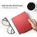 MoKo Case for All-New Kindle Oasis (9th Generation, 2017 Release) - Premium Ultra Lightweight Shell Cover with Auto Wake / Sleep for Amazon Kindle Oasis E-reader Case, RED