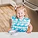 Bumkins Bibs, Baby Bibs for Girl or Boy, SuperBib Baby and Toddler Bib for 6-24 Months, Baby Bib for Eating, Feeding Bib, Waterproof Lightweight Fabric – Sea Friends