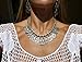Boosic Tribal Retro Silver Tone Coin Tassel Bib Choker Boho Necklace Gypsy Jewelry For Women