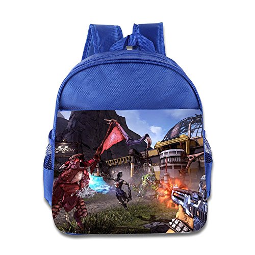 Toddler Kids Borderlands School Backpack Fashion Baby Boys Girls School Bag RoyalBlue