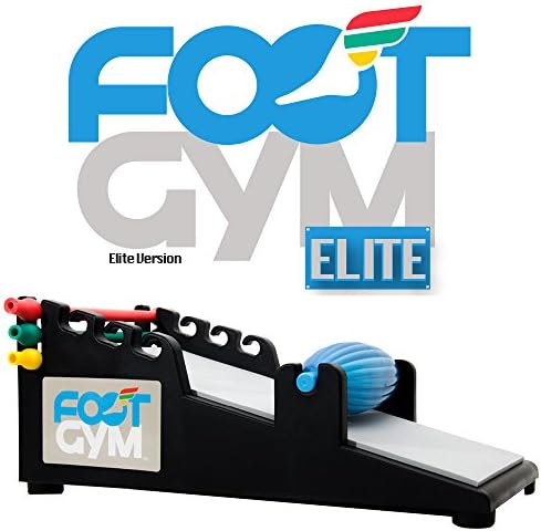 Foot Gym ELITE treats and prevent Plantar Fasciitis, Achilles Tendonitis and Shin Splints NOW includes additional handle to transfer massage roller to a hand-held massage for ultimate foot/leg health