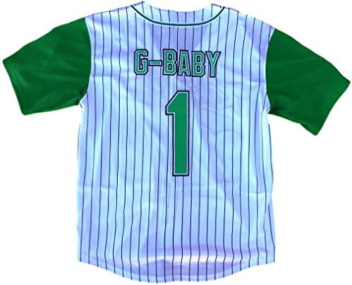 MVG ATHLETICS G-Baby Jarius Evans Hardball Kekambas #1 Movie Baseball Jersey Embroidered S-XXL