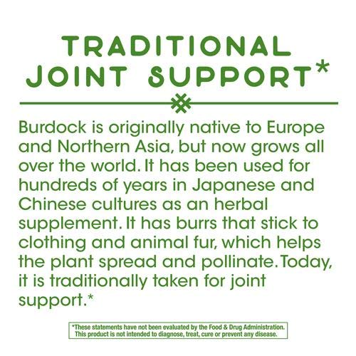 NATURE’S WAY BURDOCK ROOT 475 MG PER CAPSULE,100 COUNT