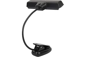 Flexible Neck Clip On USB Reading LED Lamp, Portable Orchestra Music Stand Light with High Brightness