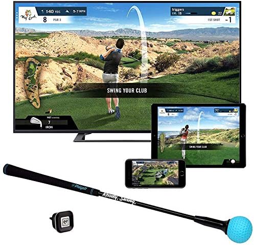 Phigolf Mobile and Home Smart Golf Game Simulator with Swing Stick – WGT Edition Phigolf Mobile and Home Smart Golf Game Simulator with Swing Stick – WGT Edition