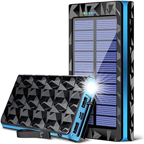最新進化版 モバイルバッテリー 大容量 mah ソーラー充電器 携帯 ソーラーバッテリー スマホ充電器 急速充電 太陽光 充電 Ledライト付き 防水 災害 非常時 アウトドア Pse認証済 Iphone Ipad Android対応