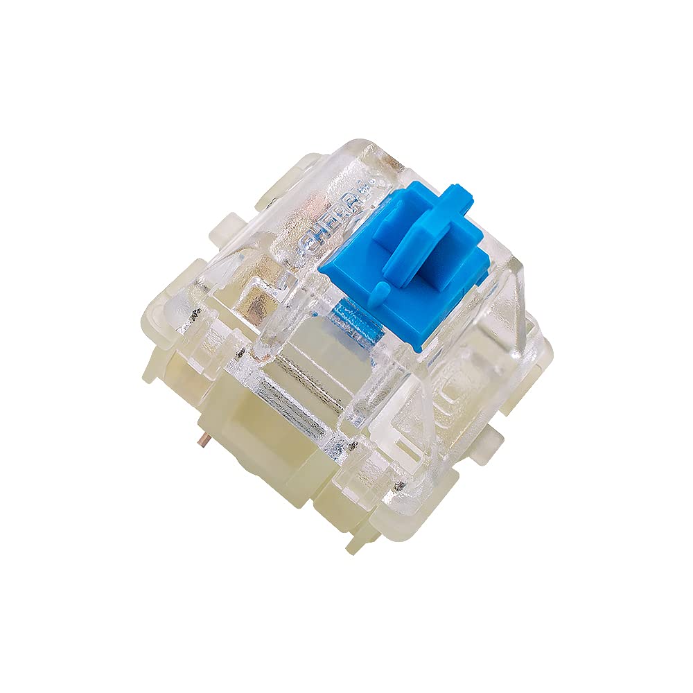 Marshopper Cherry MX RGB Blue Switches (10 Pcs)- MX1A-L1NA | Plate Mounted | Tactile Switch for Mechanical Keyboard.