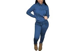 Nimsruc Two Piece Outfits for Women Casual Sweatsuits Set Long Sleeve Hoodie Tracksuit