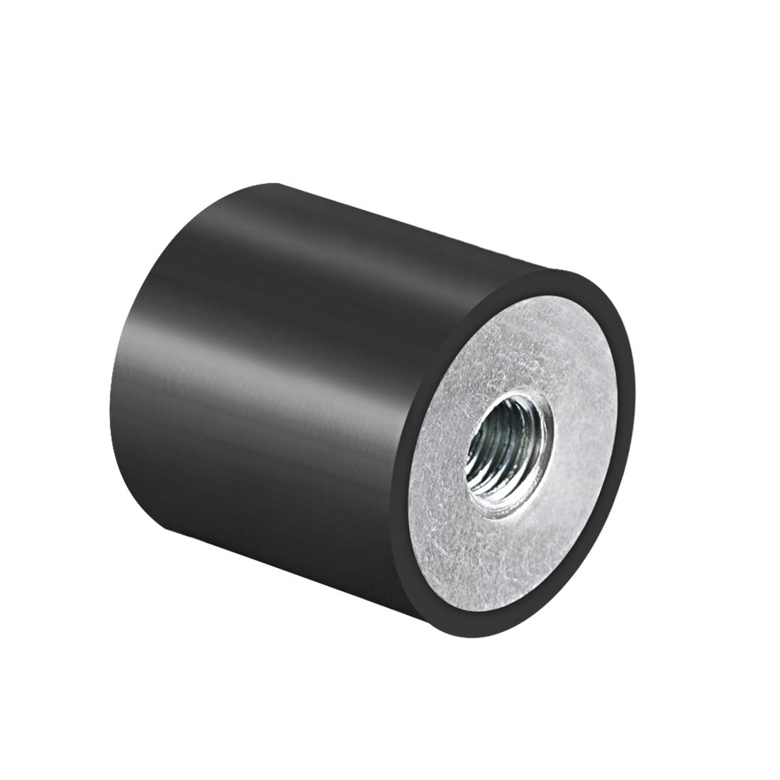 sourcing map 20 x 20mm M6 Female Thread Rubber Mounts,Vibration Isolator,Replaces Anti Vibration Pads Flat Silentblock Base Block