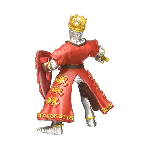 Papo 39338 - Richard Löwenherz, Spielfigur, rot – Bild 3