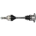 GSP NCV10142 CV Axle Shaft Assembly - Front Left or Right (Driver or Passenger Side), Black
