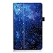 Famavala Folio Case Cover For 7-Inch Fire 7 Tablet [5th Generation 2015 / 7th Generation 2017] (BlueSky)