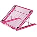 Adjustable Light Box Laptop Pad Stand, Multifunction(6 Angles) Skidding Prevented Tracing Holder for A3 A4 LED Tracing Light Pad & Diamond Painting, Sketch Board(Pink)