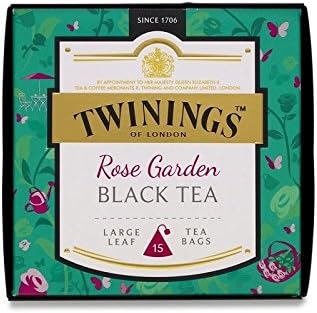 Twinings Tea Gift Box Collection 37.5g - Rose Garden Black Tea (Pack of 2)