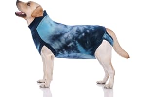 Puptoceed Dog Recovery Suit Dog Onesie for Surgery Female Spay Suit for Female Dog, Dog Surgical Recovery Neuter Suit Male Surgery Suit for Dogs Female, Dog Body Suits After Surgery Blue XXXL