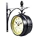 WINOMO European Antique Style Double Side Wall Clock Creative Classic Clocks