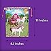 Lovely Pink Horse Drawstring Bags Kids Birthday Party Supplies Favor Bags 10 Pack