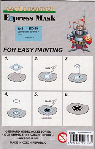 Painting Mask For 1:48 Eduard Masks Spitfire Camo Scheme A
