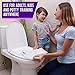 Disposable Toilet Seat Covers - 70 XL Portable and Flushable Toilet Seat Cover for Kids, Toddlers and Adults Use for Travel, Potty Training, Airplane, Public Bathroom, Road Trips and More. (70 Pack)