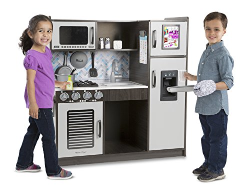 Melissa & Doug Chef's Kitchen Pretend Play Set - Charcoal