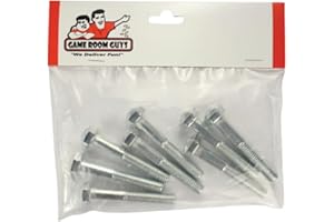 Game Room Guys Chrome Pinball Machine Leg Bolts - Set of 8