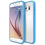 Galaxy S6 Case, Trianium [Clear Cushion] Premium Protective Case for Samsung Galaxy S6 Case Bumper Scratch Resistant Shock-Absorbing frame and Hard Back Panel - Blue