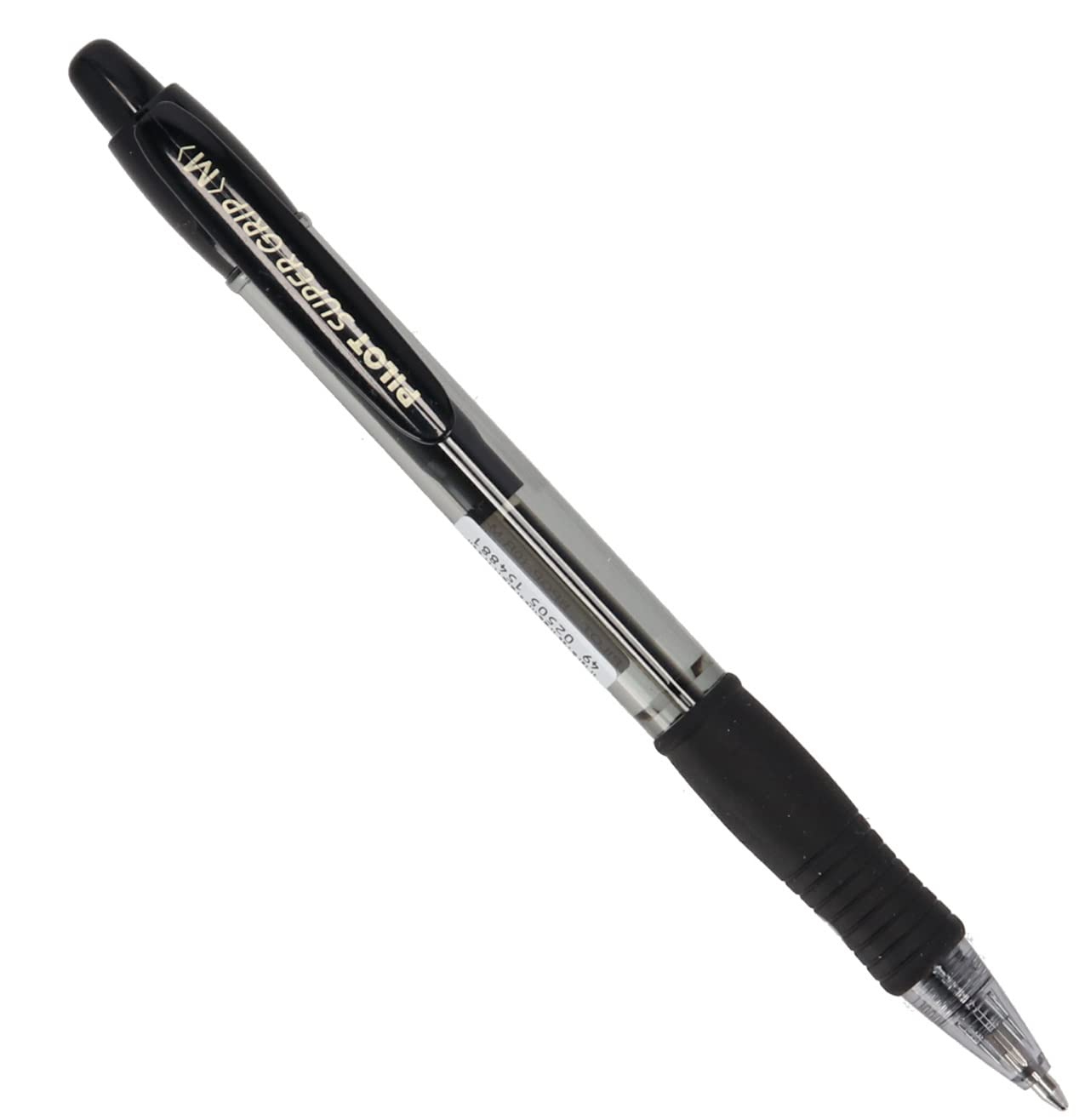 Pilot Super Grip retractable ballpoint pen with 0.7mm tip, 0.3mm line width and black ink