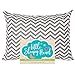 Little Sleepy Head Toddler Pillowcase, 100% Cotton & Hypoallergenic Pillow Case for Toddler Pillow, Snug Fit Envelope Pillowcase, 13x18 Pillowcase, Pilllow Sold Separately (Chevron Gray)