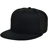 Lids Blank Dime Adjustable Snapback Hat Black