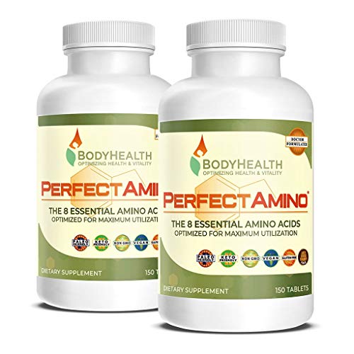 BodyHealth PerfectAmino Tablets (1PK), All 8 Essential Amino Acids with