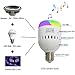 Santaro Smart LED Music Bulb With Bluetooth Speaker Unique Portable RGB+W Color Change Light Bulb with Built-in Battery- APP Remote Controlled Rhythm-Sync Party Light-7W E27 by