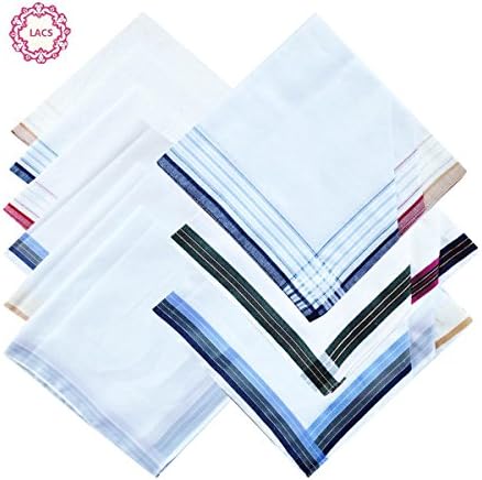 3 STyles of Mens Fashion New Cotton Handkerchiefs Mix Pack