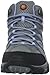 Merrell Women's Moab Mid Waterproof Hiking Boot,Grey/Periwinkle,7 M US