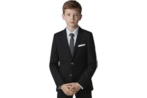 SHINFAN Boys Blazer Suit Jacket Formal Slim Fit Kids Sport Coat