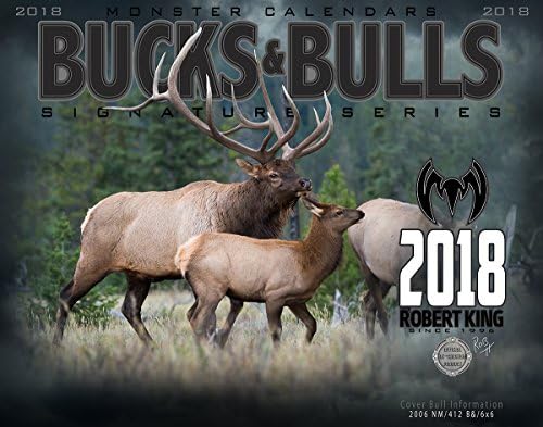 Monster Camo - 2018 Wall Calendar by Robert King, 14x11 Frame Signature Series - Bucks &amp; Bulls
