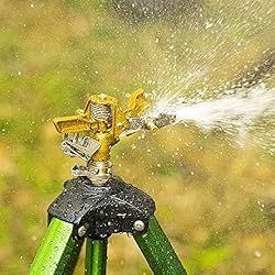 Hourleey Impact Sprinkler on Tripod Base, 2 Pack