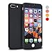 iPhone 7 Plus Case, VANSIN 360 Full Body Protection Hard Slim Case Coated Non Slip Matte Surface with Tempered Glass Screen Protector for Apple iPhone 7 Plus Only (5.5-inch) - (Black)