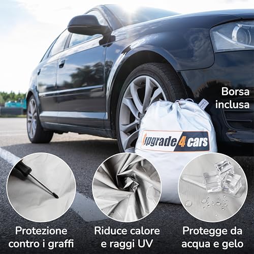 Upgrade4cars Outdoor Car Cover 2026 Version Waterproof | Complete Cover for All Seasons | Universal Car Cover Sedan – XS (375 x 172 x 120 cm)