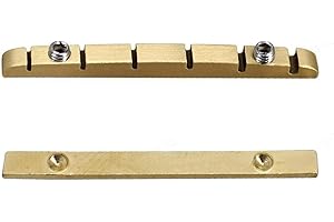 Electric Guitar Brass Nut Height Adjustable Design for Enhances Playability and Tonals Clear Professional Electric Guitar Nut