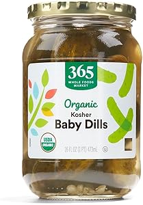 365 by Whole Foods Market, Organic Baby Dill Pickles, 16 Fl Oz