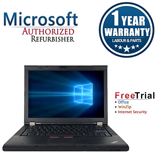 Lenovo ThinkPad T410 14.1" Laptop (Intel Core i5 520M 2.40G, 4GB RAM DDR3, 160G HDD,Windows 7 Professional)(Certified Refurbished)