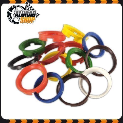 4x Centering Rings 63,4 - 56,6 Flat Motec Wheelworld Advanti