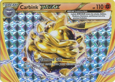 Pokemon - Carbink BREAK (51/124) - XY Fates Collide - Holo