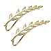 Feramox Ear Crawler Earrings for Women Sterling Silver Ear Climber Earrings Olive Leaf