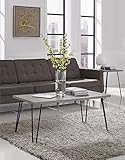 Altra Owen Retro Coffee Table, Sonoma Oak/Gunmetal Gray (Kitchen)