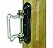 Field Guardian Wood Post Polytape Corner/End Insulator, 2-Inch, Black