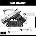 TM Outdoors Ultra-Powerful Ultra-Strong Hold Gun Magnet -Gun Accessory -Convenient and Sturdy Gun Storage| Organizer on Any Surface -Light to Heavy Gun Holder Up To 43 Pounds
