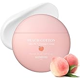 SKINFOOD Peach Cotton Zinc PCA Tone Up Cream, Korean Tinted Moisturizer for Face and Body, Dewy and Matte Skin Tint, Stocking Stuffers, Skin Care Makeup for Color Correcting (1.69 fl. oz.)